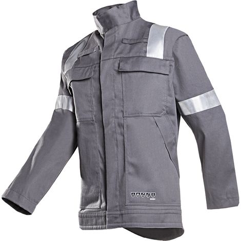SIOEN Multinormjacke MONTERO mit Reflex streifen Grau Gr. 46 (EUR)/44 (DE)