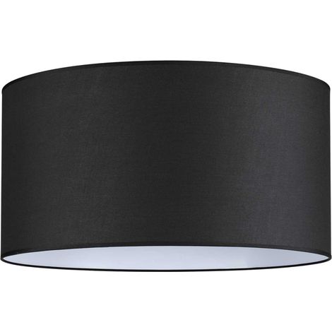 Paralume Cilindro Set Tessuto Nero D70 (1/2)