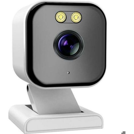 Caméra De Sécurité Intérieure - 1080P - Vision Nocturne Infrarouge - Rotation 360° - Wi-Fi 2,4 GHz - Audio Bidirectionnel - Carte TF Jusqu'à 128 Go - 1 Pièce (1/4)