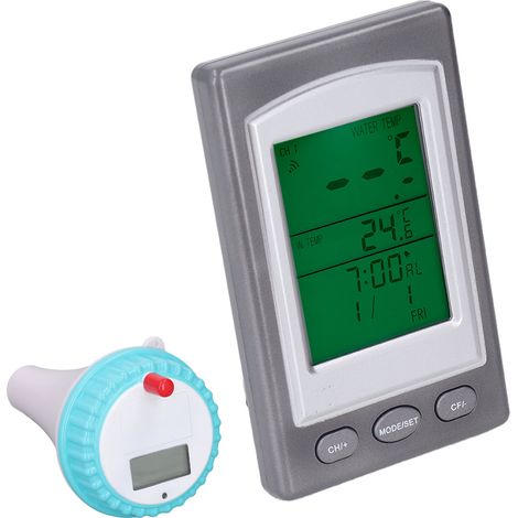 Kabelloses digitales Poolthermometer mit Fernbedienung für Whirlpools und Spas (1/5)