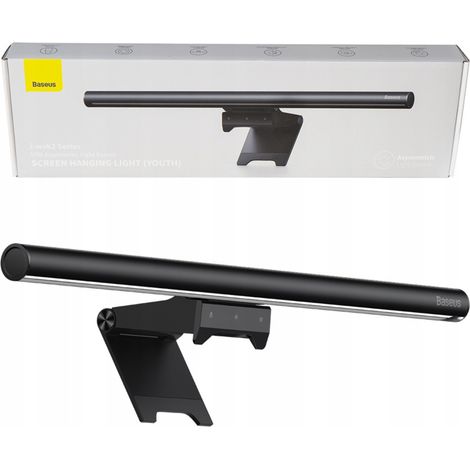 Lampada monitor Baseus i-Wok 2 con pannello touch (nera)