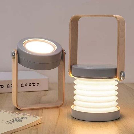 Lampe de chevet tactile réglable ACKERMAN, avec veilleuse de sécurité portable pour table de chevet (1/5)