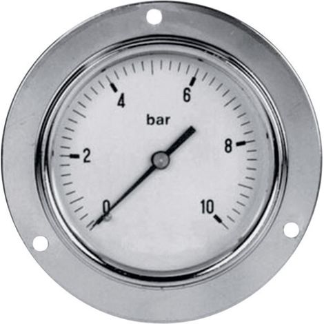 ICH Manometer 304.63.10  Anschluss (Manometer): Rückseite 0 bis 10 bar Außengewinde 1/4" 1 St.