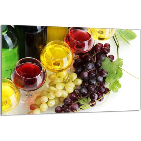 Glasschutzplatte für den Herd 80x52 Wein (1/5)