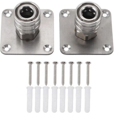 Supporto per lancia schiumogena per idropulitrice, ugello in acciaio inox a connessione rapida da 1/4", montaggio a parete