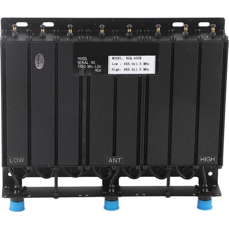 Duplexeur RF UHF 100W 8 cavités pour répéteur radio SGQ-450K (TX: 455.0±1.5MHz / RX: 455.0±1.5MHz) (1/5)