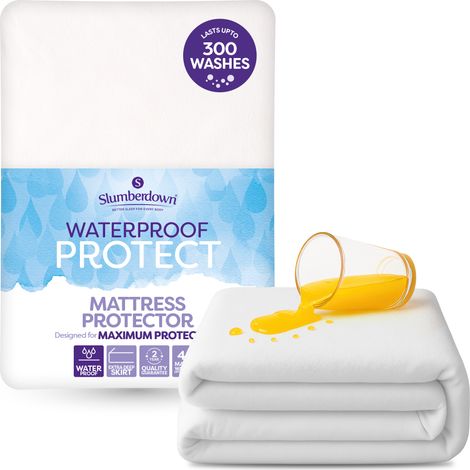 Slumberdown Waterproof Protect Mattress Protector, Single