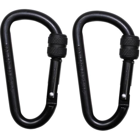 MFH - Military & Adventure 27536A Karabiner D8x80S 8 mm x 80 mm 2 St. (1/2)