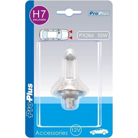 Ampoule de voiture 12V 55W PX26d H7 sous blister