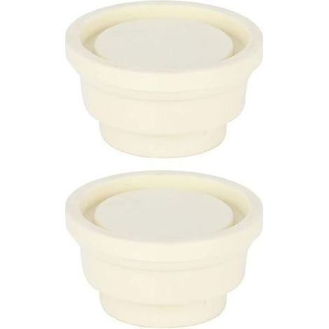 2 pièces butée d'échelle de piscine, en caoutchouc résistant, pour fixation sur échelles de piscine standard (1/4)