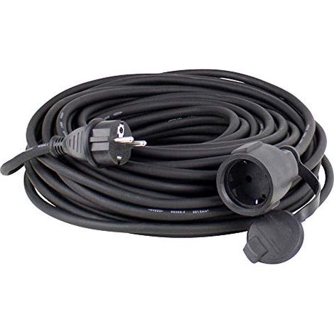 AS Schwabe 60310 Alimentazione Prolunga Nero 10.00 m H05RR-F 3G 1,5 mm² (1/4)