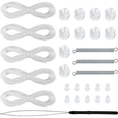 Kit de réparation pour stores plissés de camping-car, kit de réparation pour stores plissés, kit de réajustement des cordons pour stores jour/nuit de camping-car (1/5)