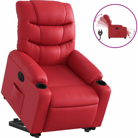 Maison Exclusive - Relaxsessel mit Aufstehhilfe Elektrisch Rot Ku (1/5)