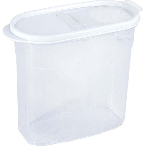 Flacone bianco 7house da 1,7 litri con tappo dosatore, 20x9,5x17,5 cm