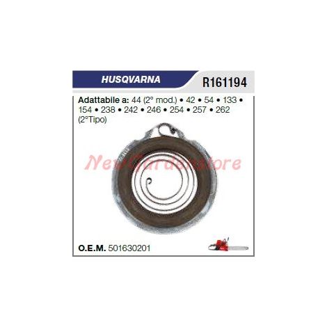 Molla avviamento HUSQVARNA motosega 44 2 MODELLO 42 54 133 154 238 242 R161194