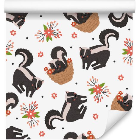 Papier peint animaux pour salon et chambre 50x1000 cm (1/5)