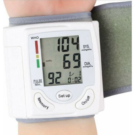 Handgelenk-Blutdruckmessgerät – Professionelles intelligentes Blutdruckmessgerät, automatische Erkennung von hohem Blutdruck, Erkennung unregelmäßiger Herzschläge