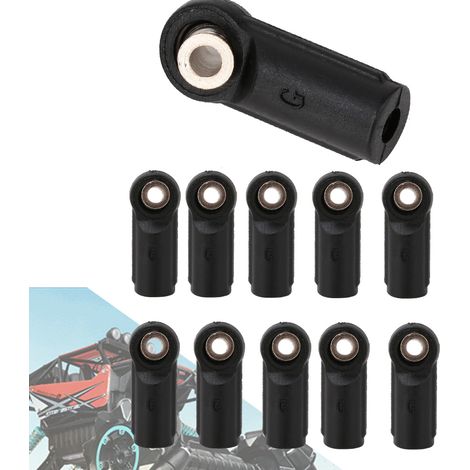 Tige de direction en plastique pour Axial SCX10 1/10, liaison à rotule droite pour véhicule RC