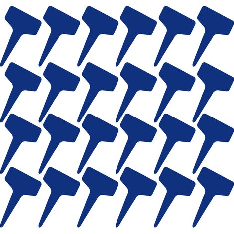 Étiquettes en T pour plantes, 100 pièces (6 cm x 10 cm), en plastique imperméable, réutilisables, pour pépinière et jardin, idéales pour Thanksgiving, Halloween, Noël et le Nouvel An. (1/5)
