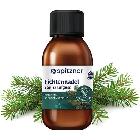 Spitzner Saunaaufguss Fichtennadel 125 ml Hydro Sauna Aufguss Gesundheitsaufguss