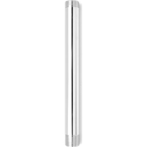 Bras de douche de plafond 20 cm raccords 1/2" - 1/2" accessoire salle de bain   20,5 mm pomme de douche