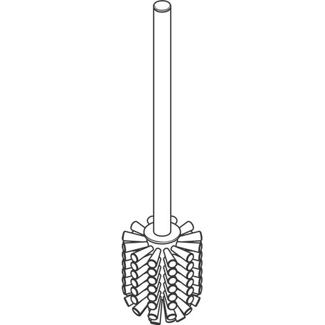 Hansgrohe Recambio de escobilla WC con mango, 94171140