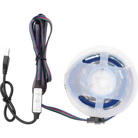 LED Strip 2 pcs Black SMD5050 vidaXL