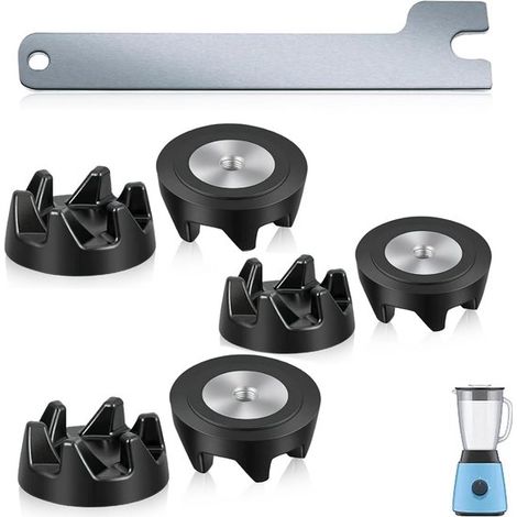 Set di raccordi di ricambio (6 pezzi) con chiave inclusa, adatto per impastatrici KitchenAid KSB5 e KSB3. Raccordi per impastatrici, accessori per impastatrici, raccordi. (1/5)