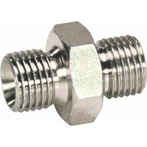 Raccord de jonction Mâle/Mâle 1/2" à visser (Lot de 5)