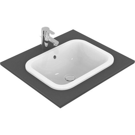 Lavabo à encastrer CONNECT rectangulaire 500x380x175mm blanc