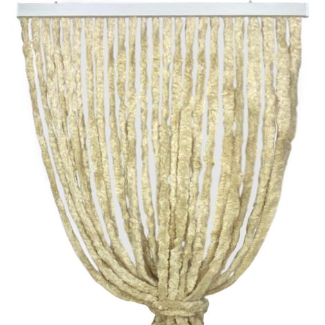Tenda in Ciniglia Beige Soffio - Protezione Insetti, Semitrasparente, Facile Montaggio - 100% Polipropilene Riciclabile Cm. 140x240