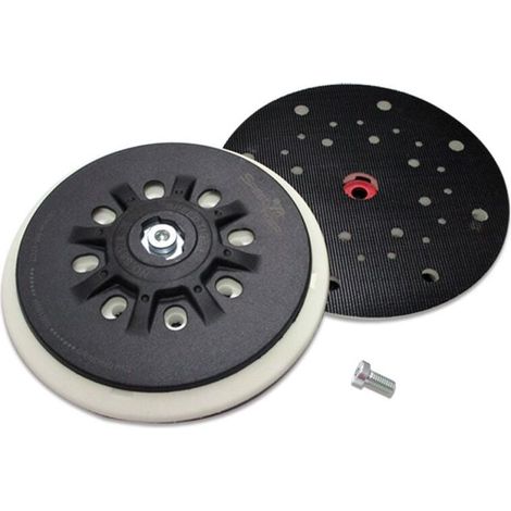 Patin de ponçage Ulisem 150 mm 8 trous adapté à la ponceuse orbitale Bosch ETS 150, ETS EC 150, LEX 150, WTS 150/7 498987 (souple), 1 pièce (1/3)