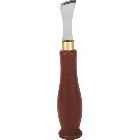 Autres outils spécialisés Outil en Cuir, Leather Tools Leather Edge Creaser Lame en Acier Inoxydable Poignée en Bois Creaser Leather Craft Tool(2.5mm) (1/4)