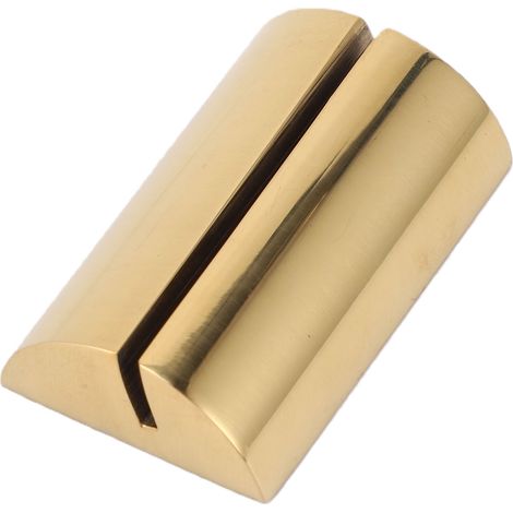Porte-numéro de Table en acier inoxydable, carte nominative semi-circulaire solide pour Restaurant, fête de mariage, bureau, or (1/5)