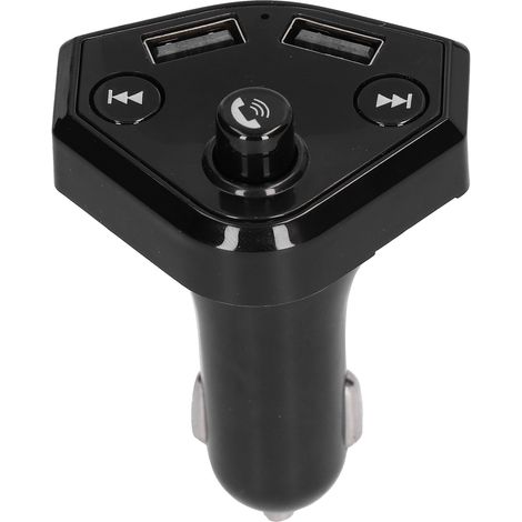 Adaptateur Bluetooth Voiture FM B4 Mains Libres Sans Fil MP3 Radio USB Chargeur pour Téléphones (1/5)