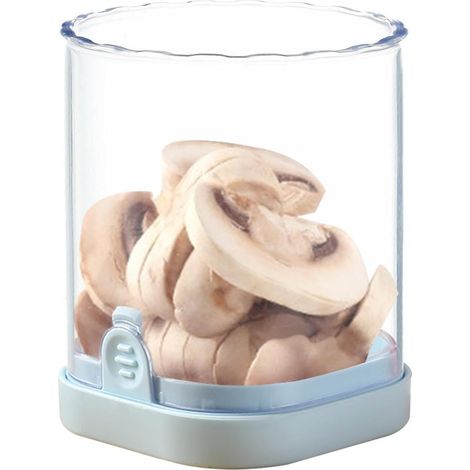 Obstschneider, Erdbeerschneider Erdbeer- und Bananenschneider aus Edelstahl Tragbarer Küchenhelfer zum Schneiden von Obst und Gemüse (1/5)
