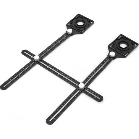 Tête double réglable universelle Gabarit de perçage multifonction pour carrelage céramique (1/4)