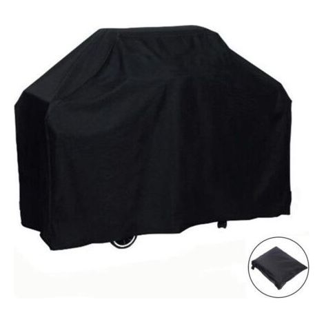 PA Housse de Barbecue Étanche Extérieur Tissu Oxford 210D Résistant Anti-UV 100x60x150cm (1/4)