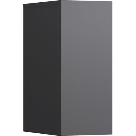Laufen Élément latéral du cartel en mouvement 1 porte, 1 tablette en bois, charnière à gauche, 700x300x485 mm, Coloris: gris ardoise - H4082710336421 (1/5)