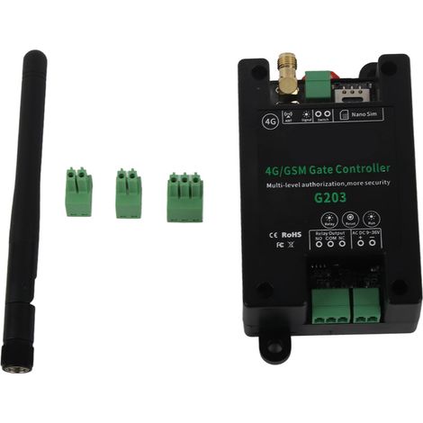 G203 GSM Gate Opener 3G 4G Garage Door Access Remote Controller Support Remote Restart Reset DC9‑36V (1/5)