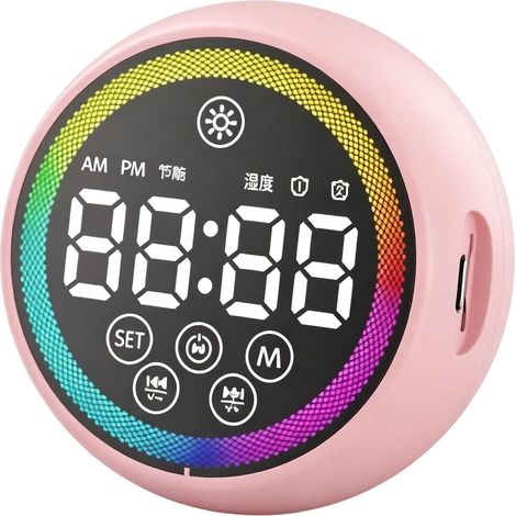 Réveil Numérique Affichage LED Rechargeable (1/5)