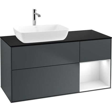 Villeroy & Boch F812GFHG Meuble sous-lavabo Finion F81 (1/2)