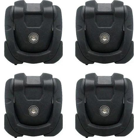 Lot de 4 crochets de coffre de voiture, organisateur de chargement arrière, fixation pour filet à bagages (1/5)