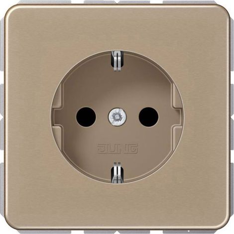 Jung 1 parte Frutto Presa schuko Bronzo CD1520GB 1 pz. (1/2)