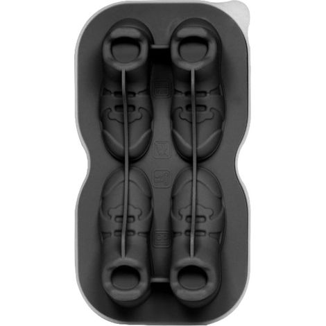 Moules à glaçons en silicone pour boissons 4 grilles en forme de chaussure (1/4)