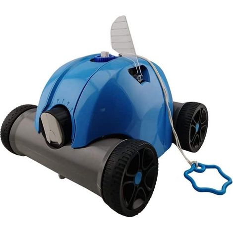 Robot piscine sans fil sur batterie – Nettoyage fond plat jusqu’à 80m² – Filtration 180 microns – Propulsion par jets hydrauliques – Orca (1/10)