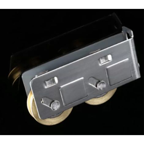 Roulettes pour fenêtres, porte coulissante ancienne modèle 82, porte coulissante en PVC de type 76 et 90, et accessoires de poulies pour rainures de fenêtres (1/5)