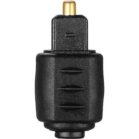 Adaptateur audio optique 3,5 mm femelle vers numérique mâle – Connecteur pour câble courant faible – Conversion audio numérique précise (1/3)