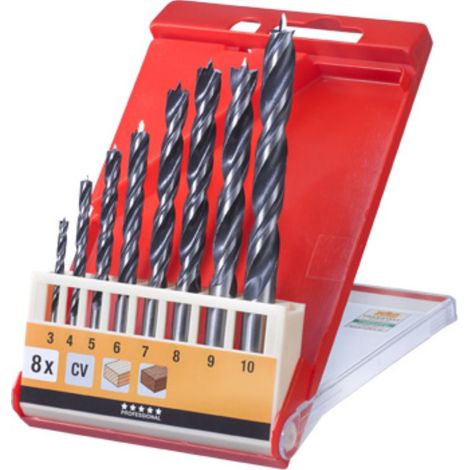 Brocas para madera kwb 514100 doble espiral punto centrado (1/3)