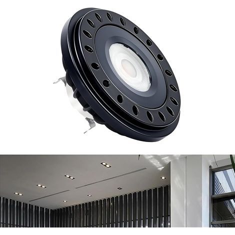 LED AR111 Reflektorlampe G53 Spot 10W 40° Blanc Chaud 2700K 12V Spotlicht Tracklight 850lm 75W Halogène Remplacement AR111 G53 Downlight Wandleuchte (1/5)